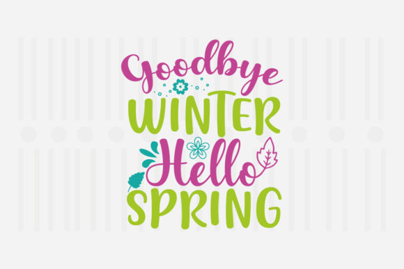 Review: Goodbye Winter Hello Spring SVG for Embroidery
