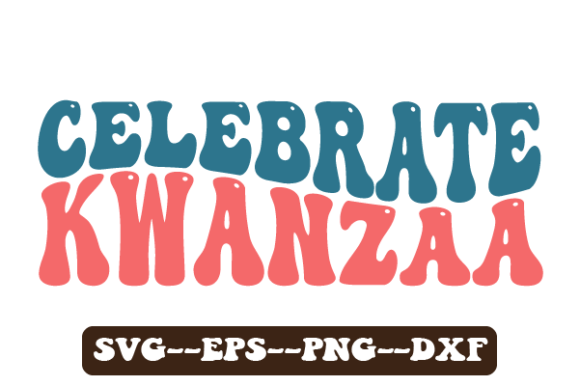 Reviewing the Celebrate Kwanzaa Retro Wavy SVG for Embroidery