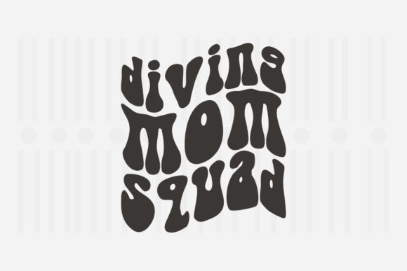 Reviewing the Diving Mom Squad SVG for Embroidery