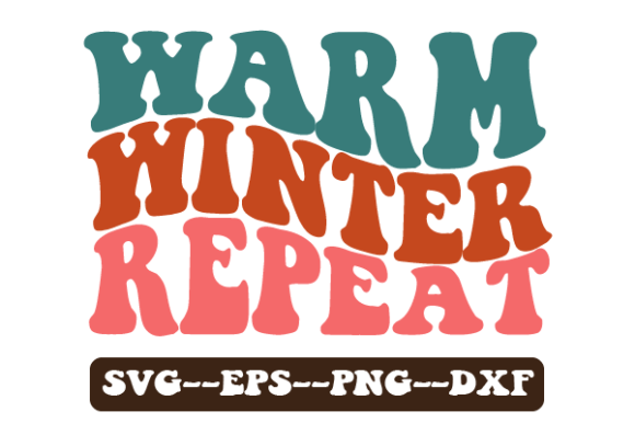 Reviewing the Warm Winter Repeat Retro Wavy Svg